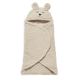 Jollein - Cobertor para envolver fleece Bunny 100x105 cm Nougat