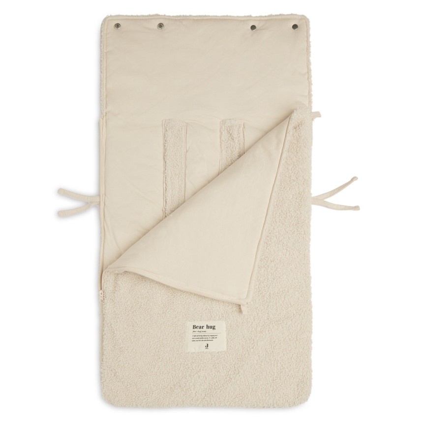 Jollein - Saco para assento de automóvel BOUCLE 42x82 cm Boucle Naturel