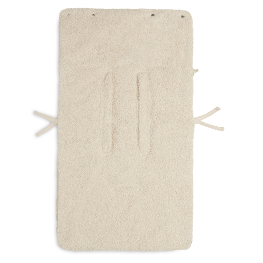 Jollein - Saco para assento de automóvel BOUCLE 42x82 cm Boucle Naturel