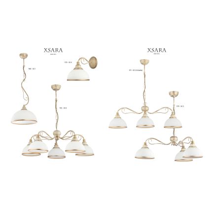 Jupiter 1173 - XS K - Luz de parede XSARA 1xE27/60W/230V