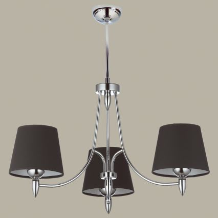 Jupiter 1254 - GX 3 - Candelabro pendente GALAXY 3xE27/60W/230V
