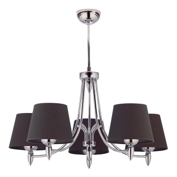 Jupiter 1255 - GX 5 - Candelabro pendente GALAXY 5xE27/60W/230V