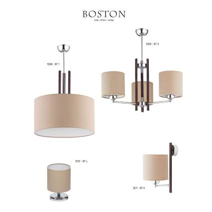 JUPITER 1268-BT1 - Candelabro BOSTON 3xE14/40W