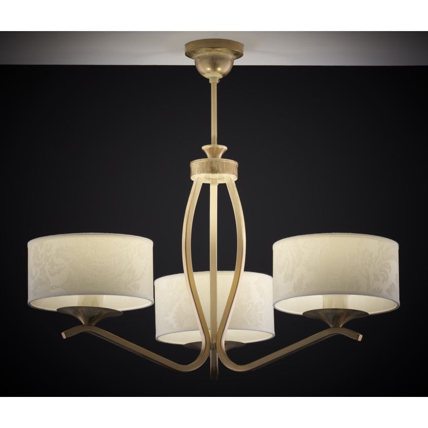 JUPITER 1274-KS3E - Lustre de haste KASZMIR 3xE27/60W