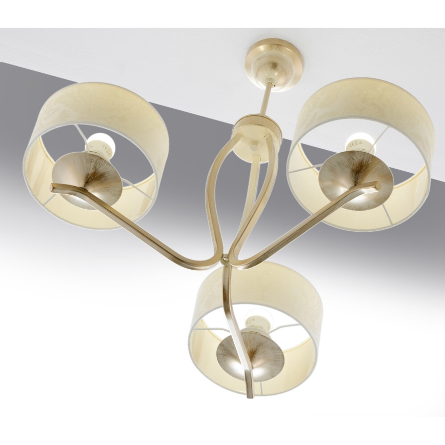 JUPITER 1274-KS3E - Lustre de haste KASZMIR 3xE27/60W