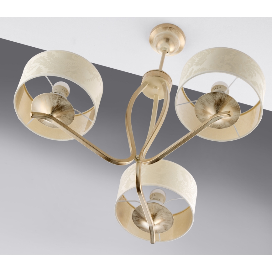 JUPITER 1274-KS3E - Lustre de haste KASZMIR 3xE27/60W