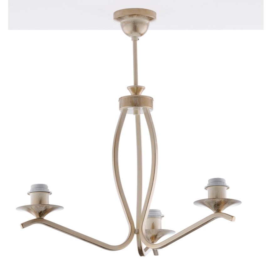 JUPITER 1274-KS3E - Lustre de haste KASZMIR 3xE27/60W