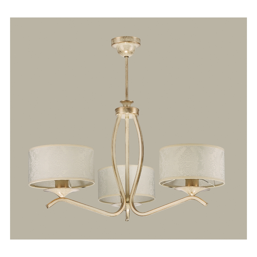 JUPITER 1274-KS3E - Lustre de haste KASZMIR 3xE27/60W