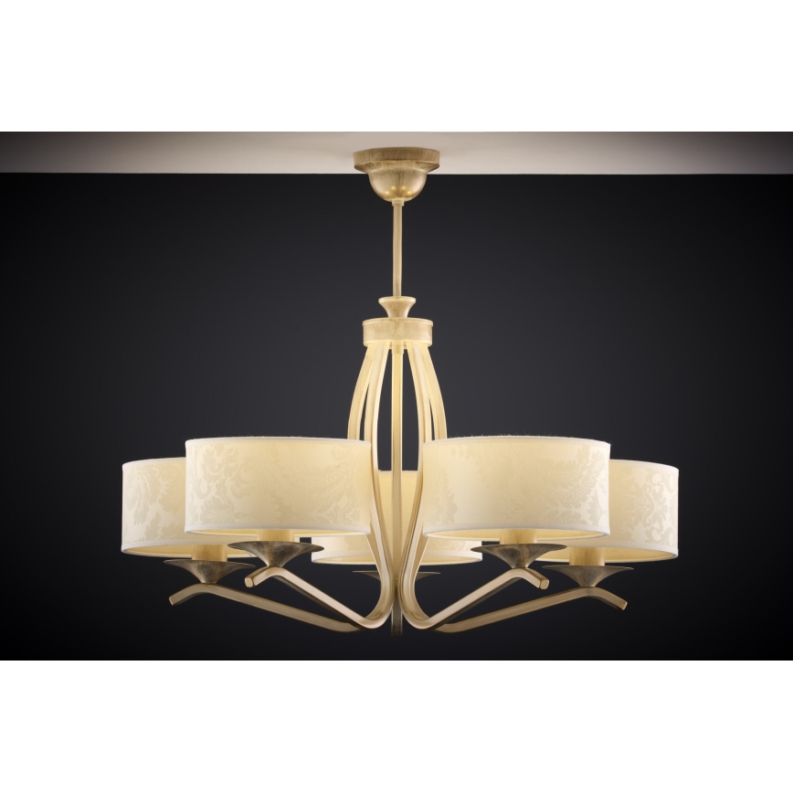 JUPITER 1275-KS5E - Lustre com haste KASZMIR 5xE27/60W