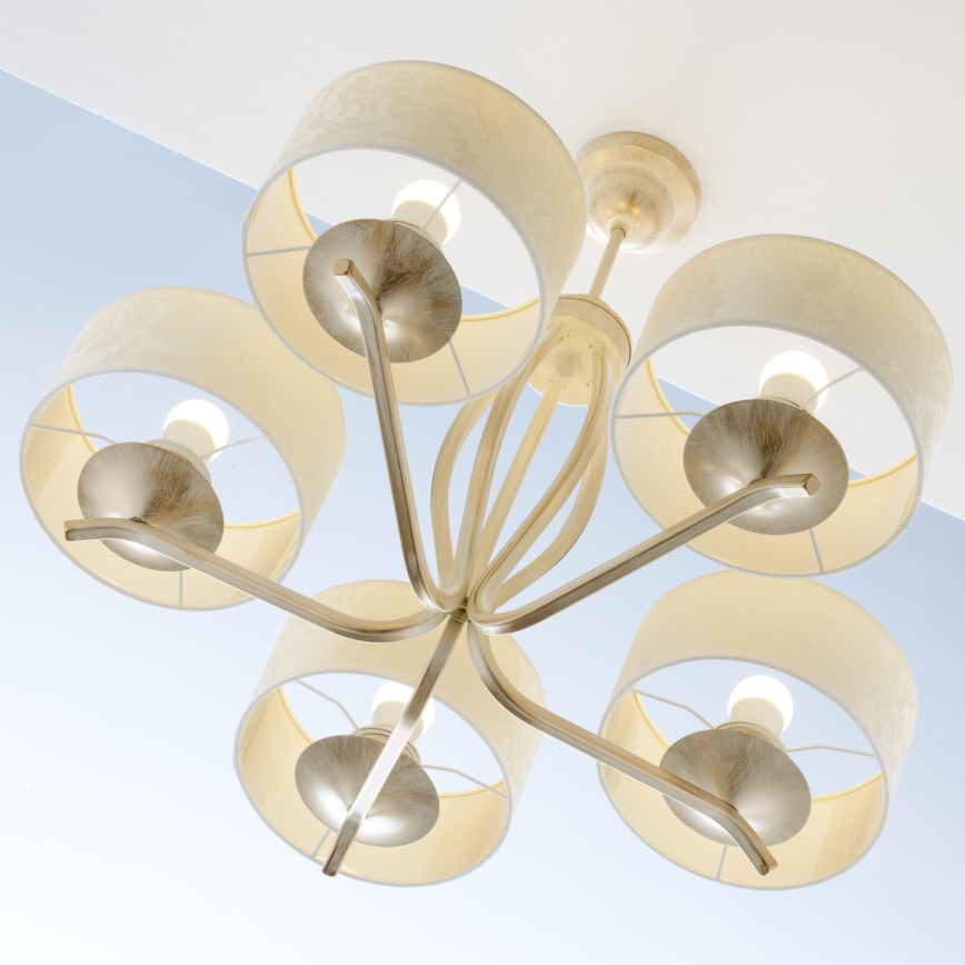 JUPITER 1275-KS5E - Lustre com haste KASZMIR 5xE27/60W