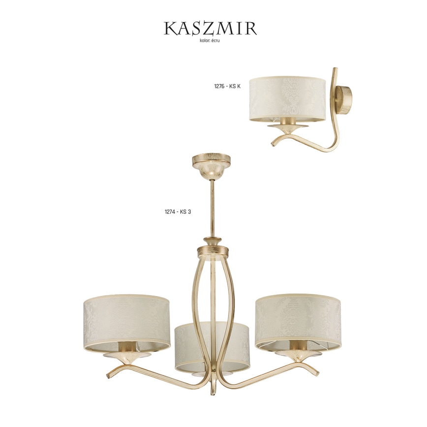 JUPITER 1276-KSKE - Iluminação de parede KASZMIR 1xE27/60W