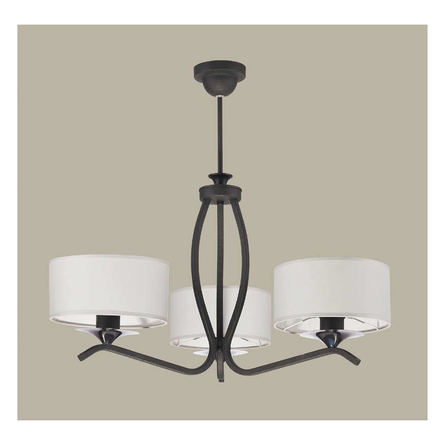 JUPITER 1278-KS3G - Candelabro KASZMIR 3xE27/60W
