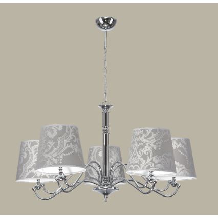 JUPITER 1289-VS5 - Luz pendente VENUS 5xE27/60W