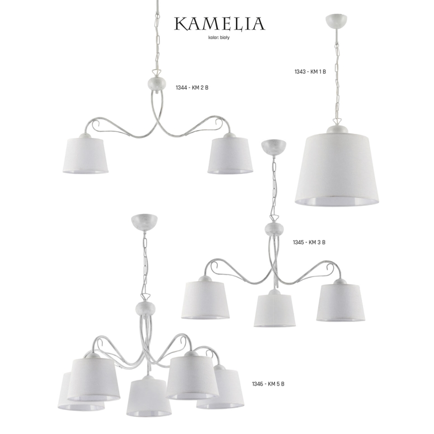 Jupiter 1344 - KM 2 B - Candelabro numa corrente KAMELIA 2xE27/60W/230V