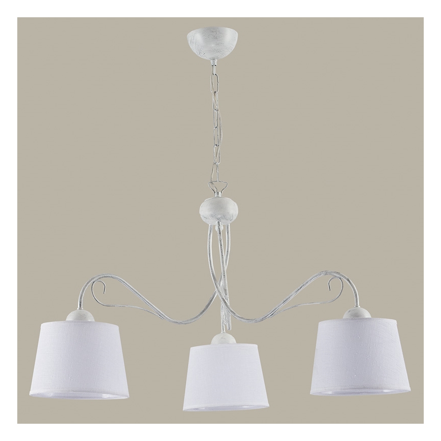 Jupiter 1345 - KM 3 B - Lustre em corrente KAMELIA 3xE27/60W/230V