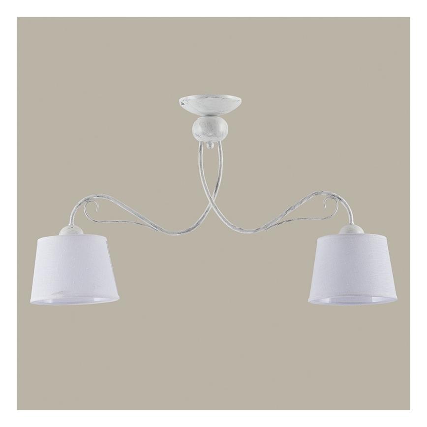 Jupiter 1348 - KM 2 PB - Luz de teto KAMELIA 2xE27/60W/230V