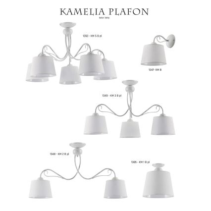 Jupiter 1348 - KM 2 PB - Luz de teto KAMELIA 2xE27/60W/230V