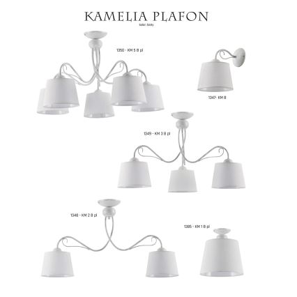 Jupiter 1350 - KM 5 PB - Luminária de teto KAMELIA 5xE27/60W/230V