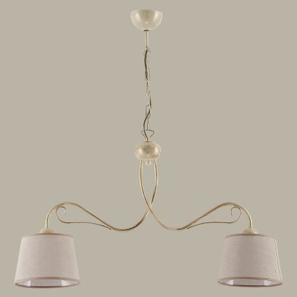 Jupiter 1352 - KM 2 E - Candelabro numa corrente KAMELIA 2xE27/60W/230V