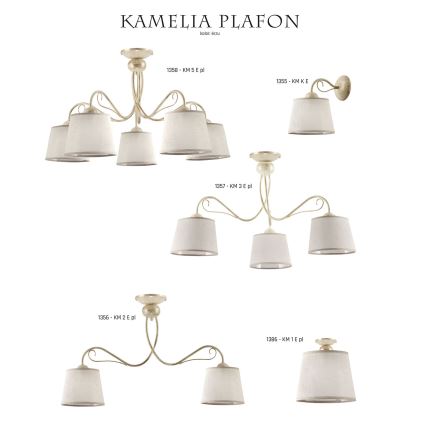 Jupiter 1355 - KM K E - Iluminação de parede KAMELIA 1xE27/60W/230V