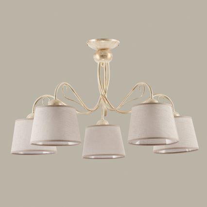 Jupiter 1358 - KM 5 PE - Luminária de teto KAMELIA 5xE27/60W/230V