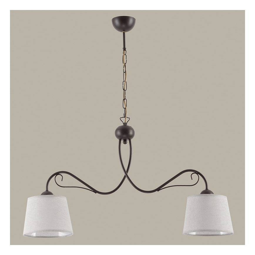 Jupiter 1360 - KM 2 V - Candelabro numa corrente KAMELIA 2xE27/60W/230V