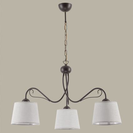 Jupiter 1361 - KM 3 V - Candelabro numa corrente KAMELIA 3xE27/60W/230V