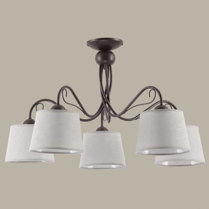 Jupiter 1366 - KM 5 PV - Luz de teto KAMELIA 5xE27/60W/230V