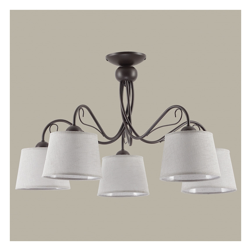 Jupiter 1366 - KM 5 PV - Luz de teto KAMELIA 5xE27/60W/230V