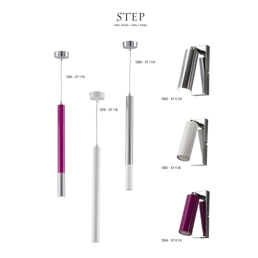 Jupiter 1382 - ST K BI - Luz de parede LED STEP LED/4,3W/230V