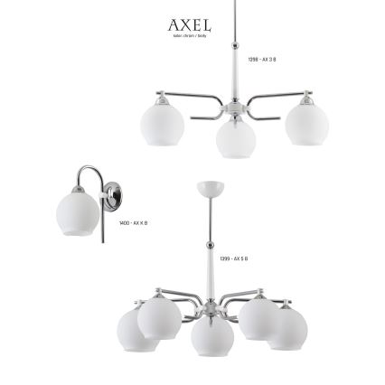 Jupiter 1398 - AX 3 B - Candelabro pendente AXEL 3xE27/60W/230V