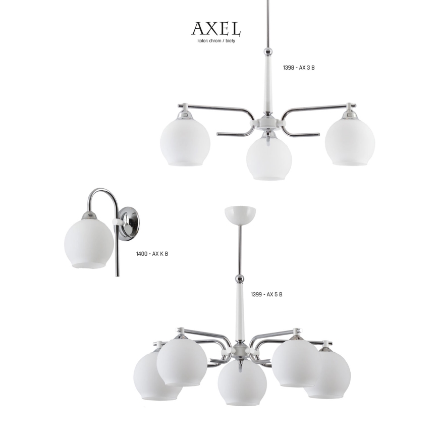 Jupiter 1398 - AX 3 B - Candelabro pendente AXEL 3xE27/60W/230V