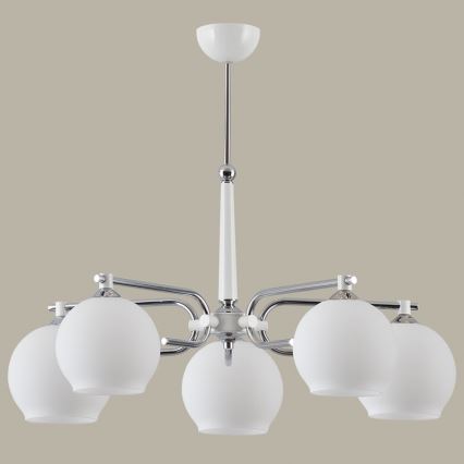 Jupiter 1399 - AX 5 B - Candelabro pendente AXEL 5xE27/60W/230V