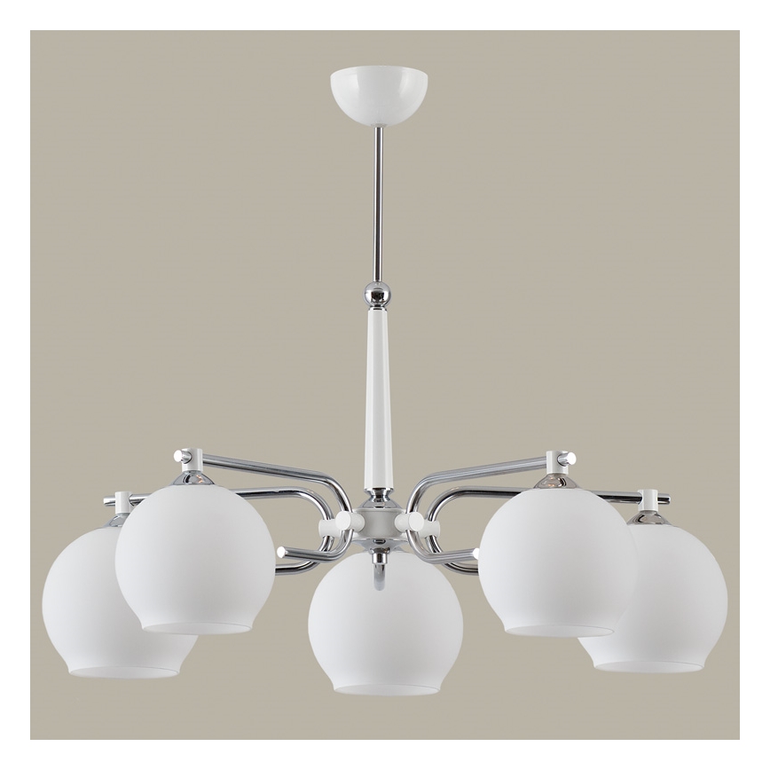 Jupiter 1399 - AX 5 B - Candelabro pendente AXEL 5xE27/60W/230V