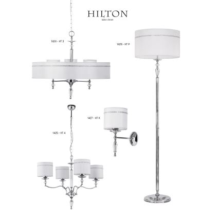 Jupiter 1426- Candelabro numa corrente HILTON 6xE27/60W/230V