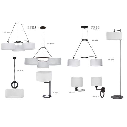 Jupiter 1469 - Luz de parede PRES 1xE27/60W/230V