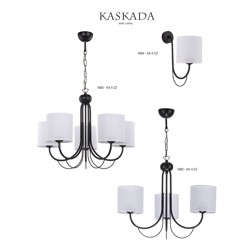 Jupiter 1483 - Candelabro numa corrente KASKADA 5xE27/60W/230V
