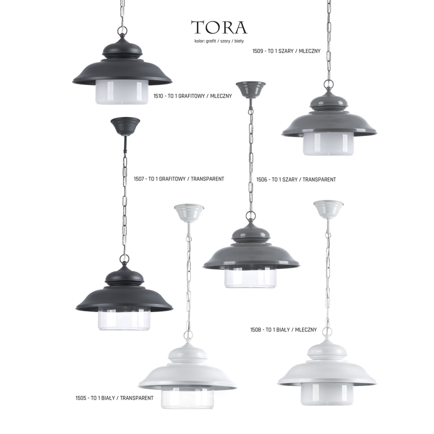 Jupiter 1509 - Candelabro numa corrente TORA 1xE27/60W/230V