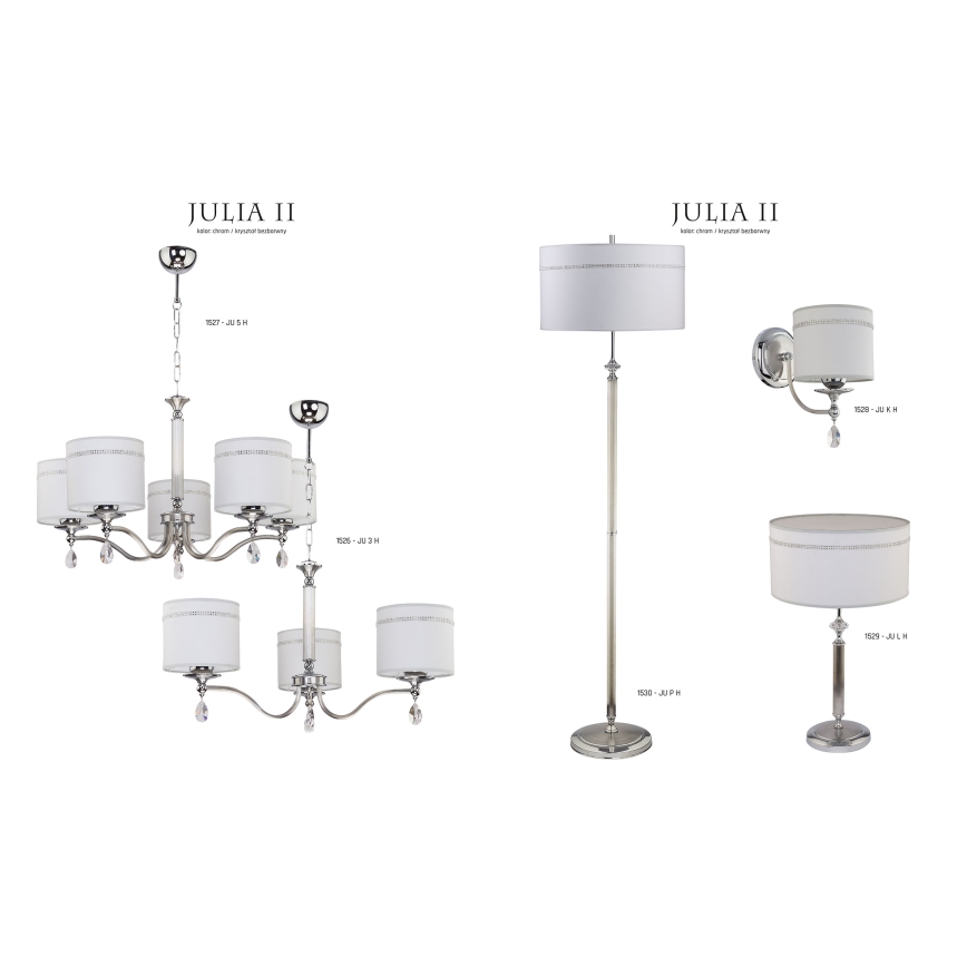 Jupiter 1526 - JU 3 H - Candelabro JULIA II 3xE27/60W