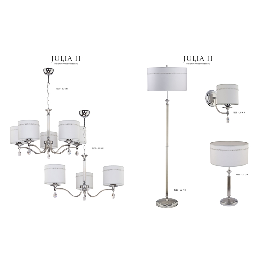 Jupiter 1527 - JU 5 H - Candelabro JULIA II 5xE27/60W