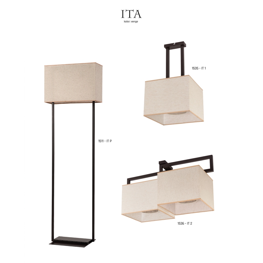 Jupiter 1535 - IT 1 VE - Luz de teto ITA E27/60W