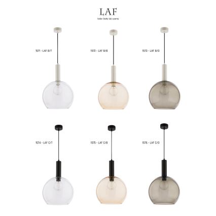 Jupiter 1574 - LAF C/T - Luz pendente LAF E27/60W