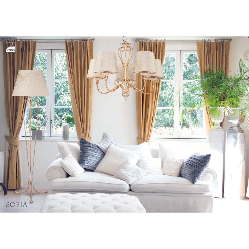 Jupiter 1595 - SI P EC - Candeeiro de chão SOFIA E27/60W