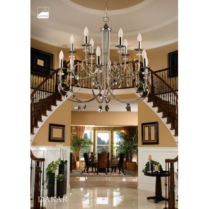 Jupiter 1599 - DK 12 CH - Candelabro DAKAR 12xE14/40W