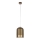 Jupiter 1648 - Candelabro num fio DIXON 1xE27/60W/230V bronze/branco