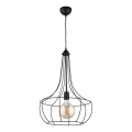 Jupiter 1653 - Candelabro num fio FOX 1xE27/60W/230V preto antigo