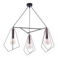 Jupiter 1666 - Candelabro num fio KAIR 3xE27/60W/230V preto antigo/cobre