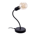 Jupiter 1673 - Lâmpada de mesa LUCE 1xE27/60W/230V preto antigo