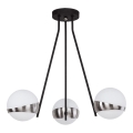 Jupiter 1714 - Candeeiro suspenso ELFA 3xE14/40W/230V cromado brilhante