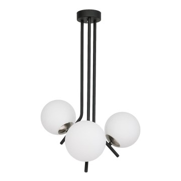 Jupiter 1736 - Candeeiro suspenso TIM 3xE14/40W/230V cromado brilhante